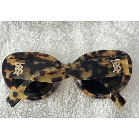 BURBERRY Tortoise Sunglasses Made In Italy~B4298-F~Cat Eye Shades Sunnies &Case main image 4